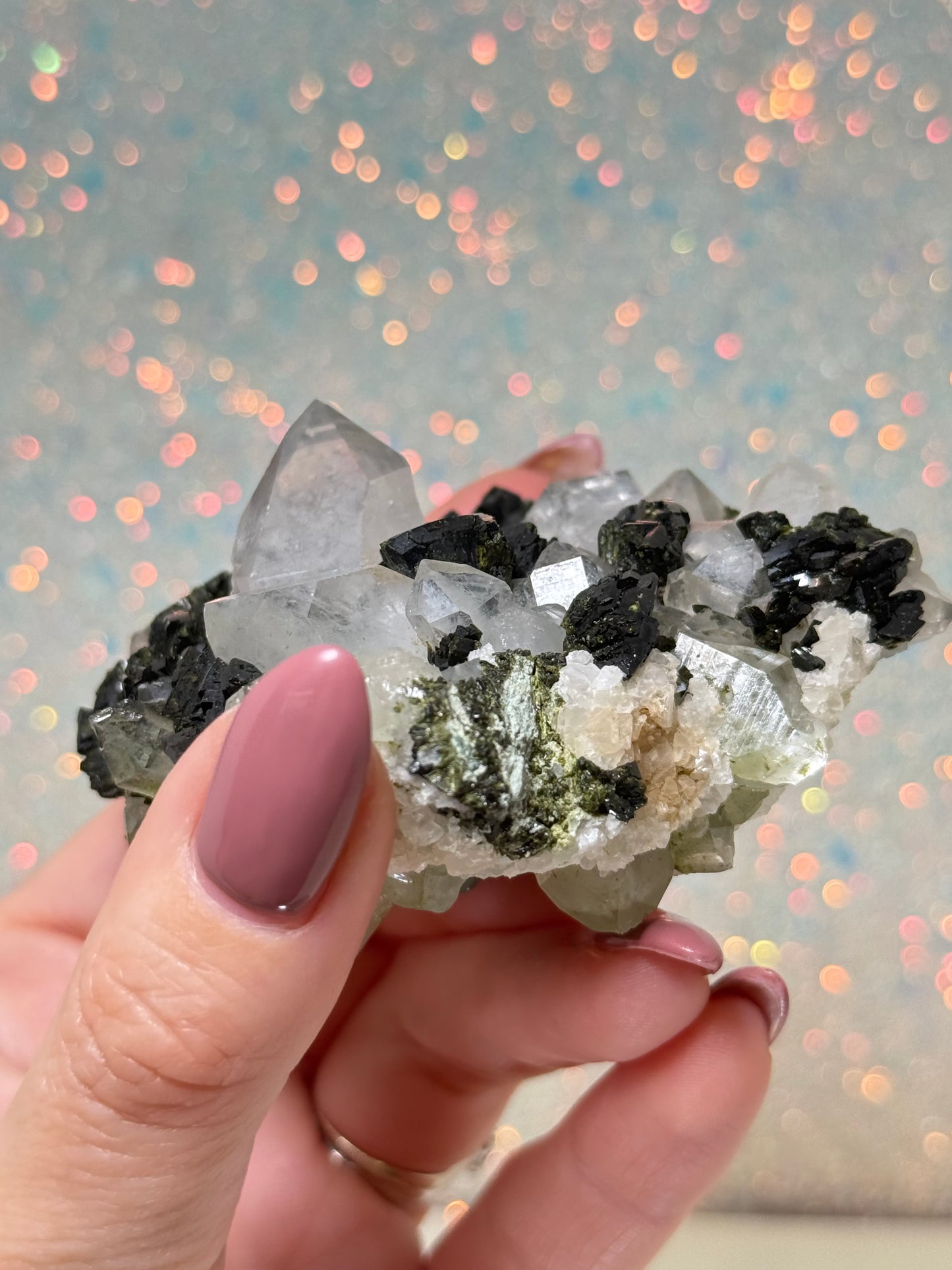 Epidote & Quartz Raw