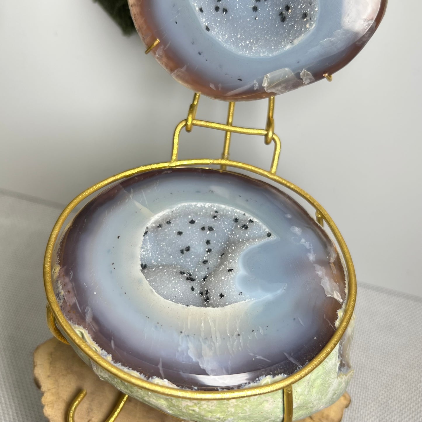 Agate Geode Ring Box