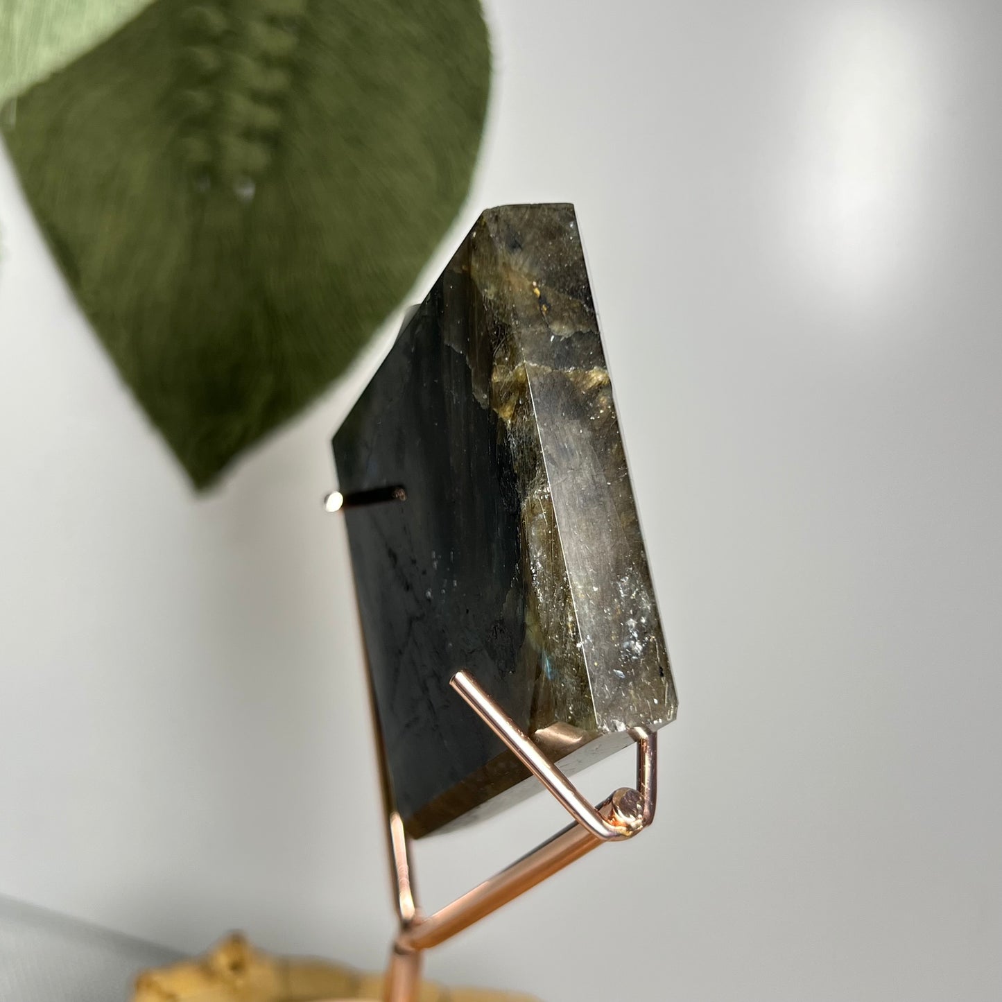 Labradorite Rhombus With Stand