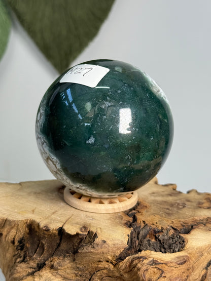 Moss Agate Sphere