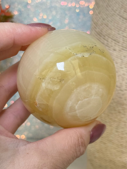 Fingerprint Calcite Sphere