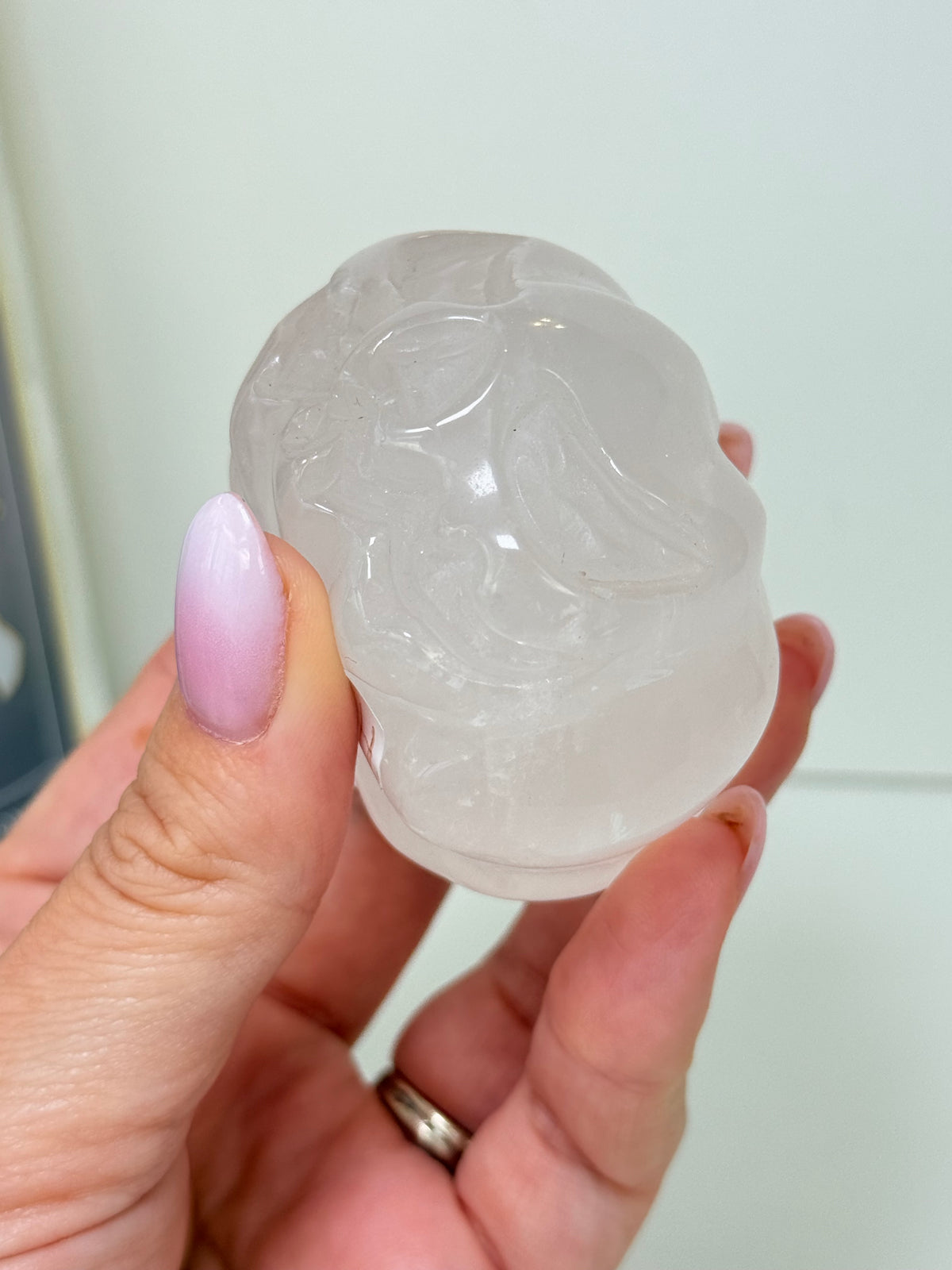 Clear Quartz Pumpkin