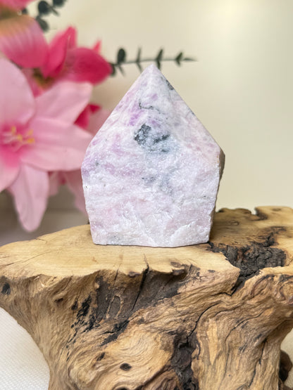 Pink Sodalite Part Raw/Polished Cupcake Tower