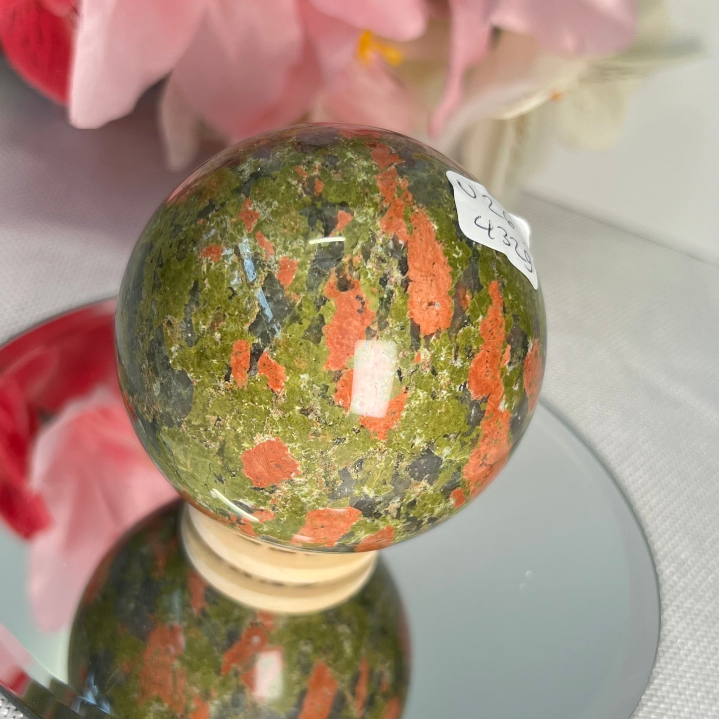 Large Unakite Sphere