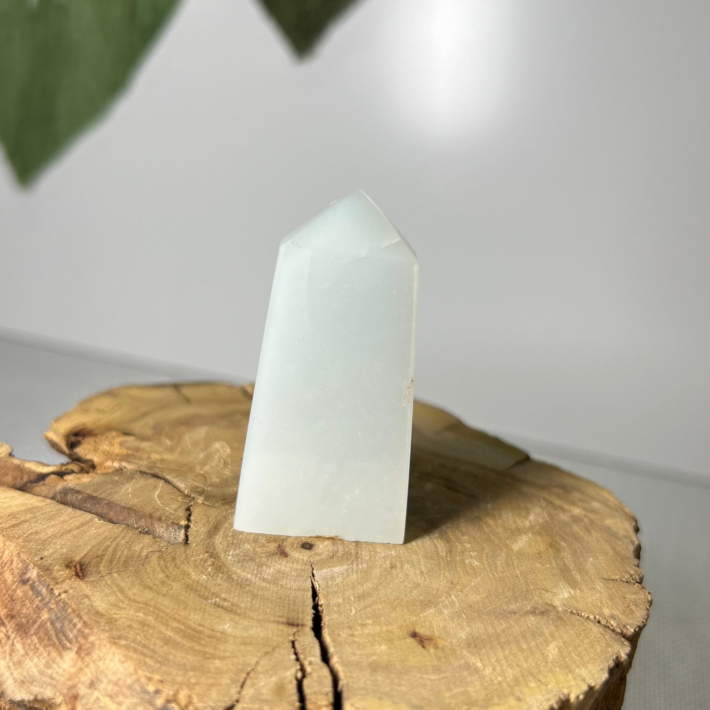 High Quality Sage Green Moonstone Tower