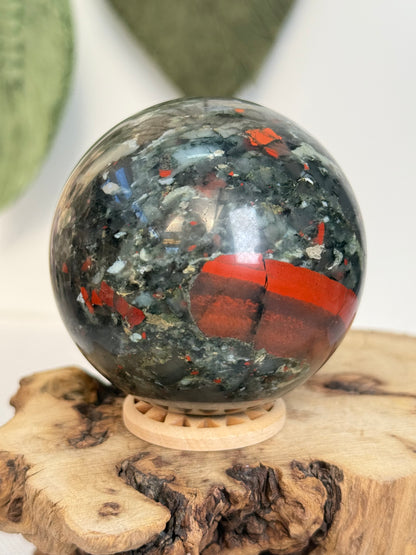 Africa Bloodstone Sphere