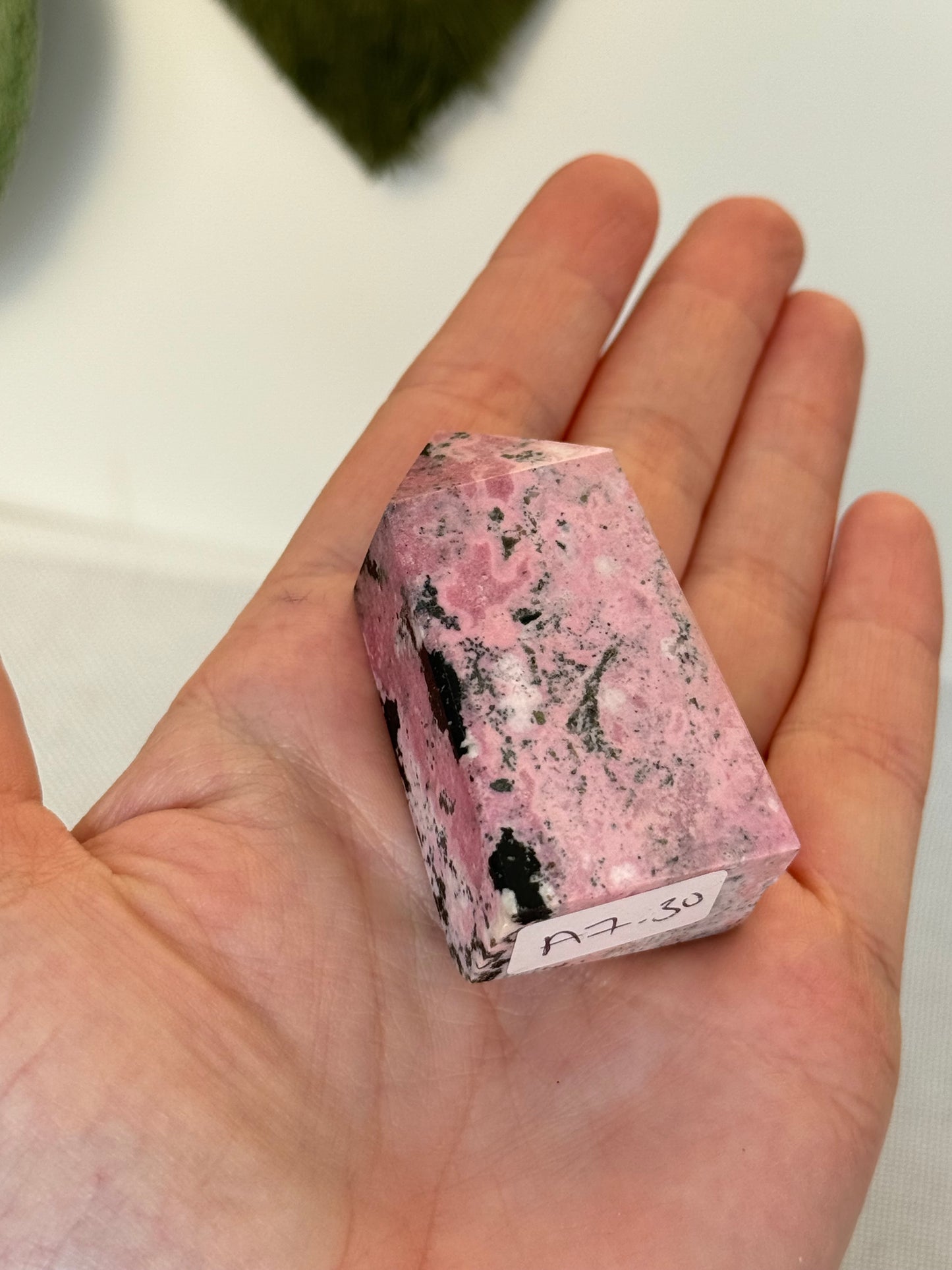Peruvian Rhodonite Tower