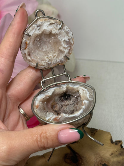 Agate Geode Ring Box