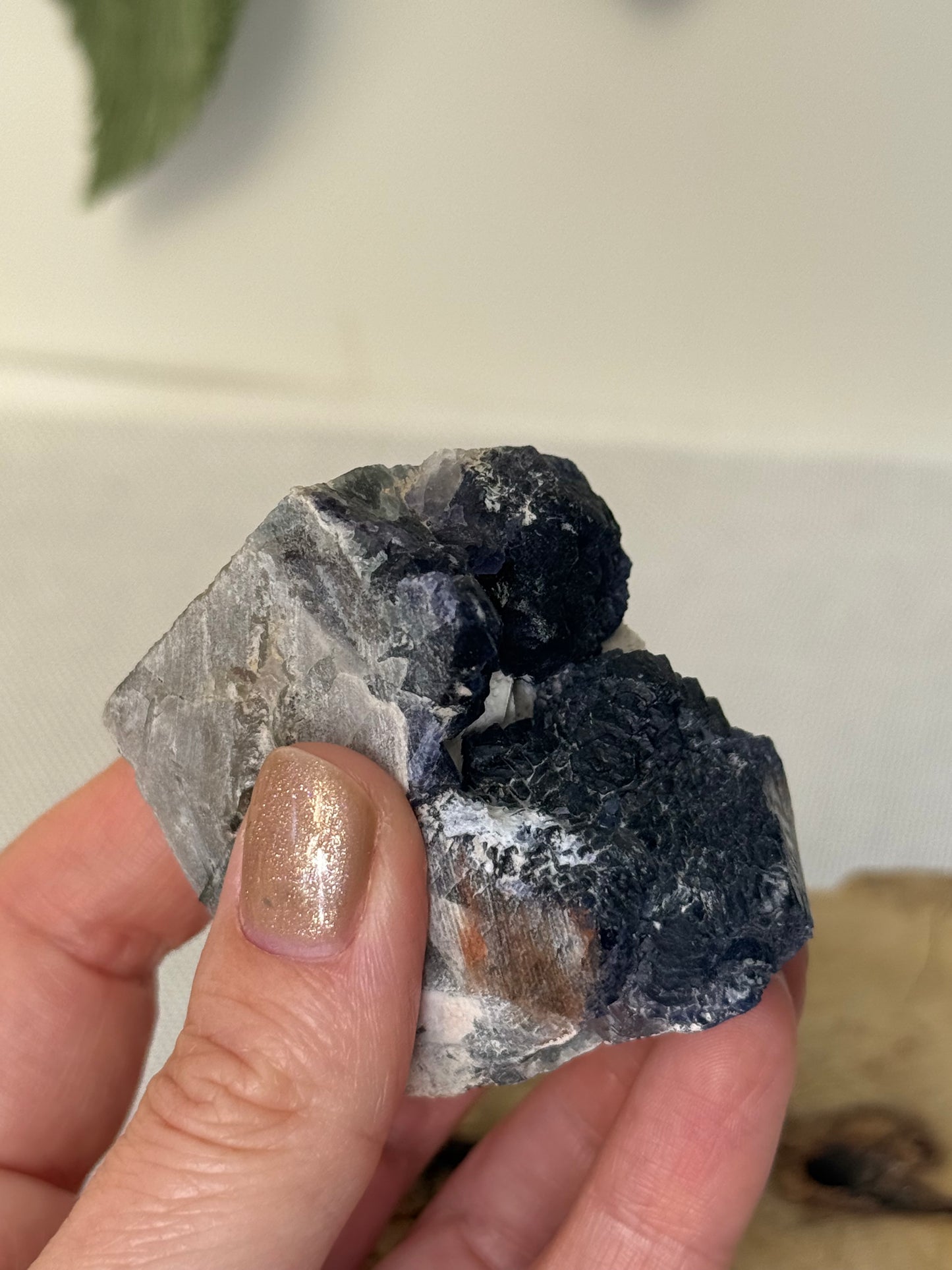 Raw Blueberry Fluorite