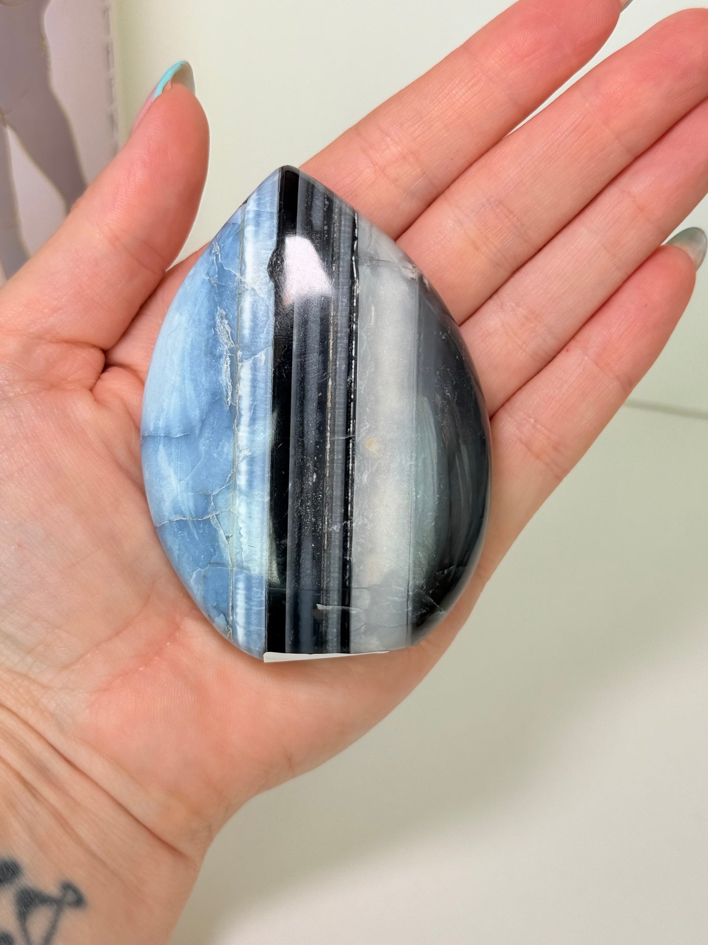 Indian Blue Opal Flame