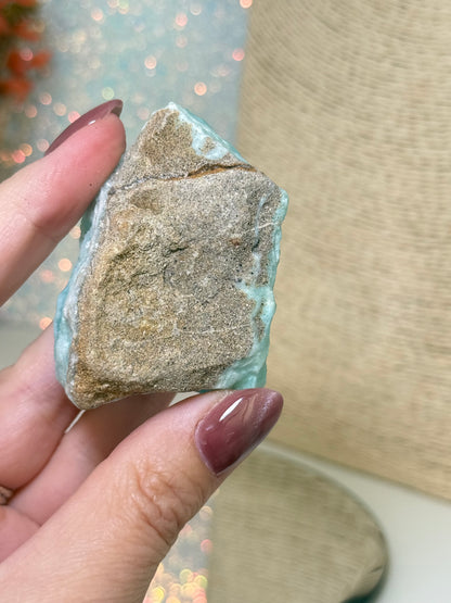 Blue Aragonite & Smithsonite Raw