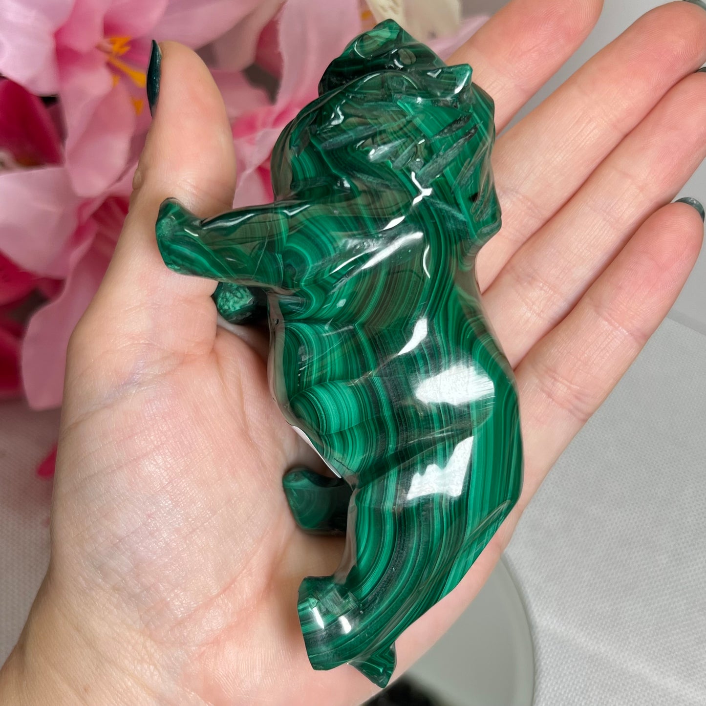 Large Malachite Lion