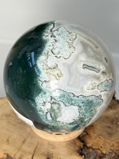 Moss Agate Sphere