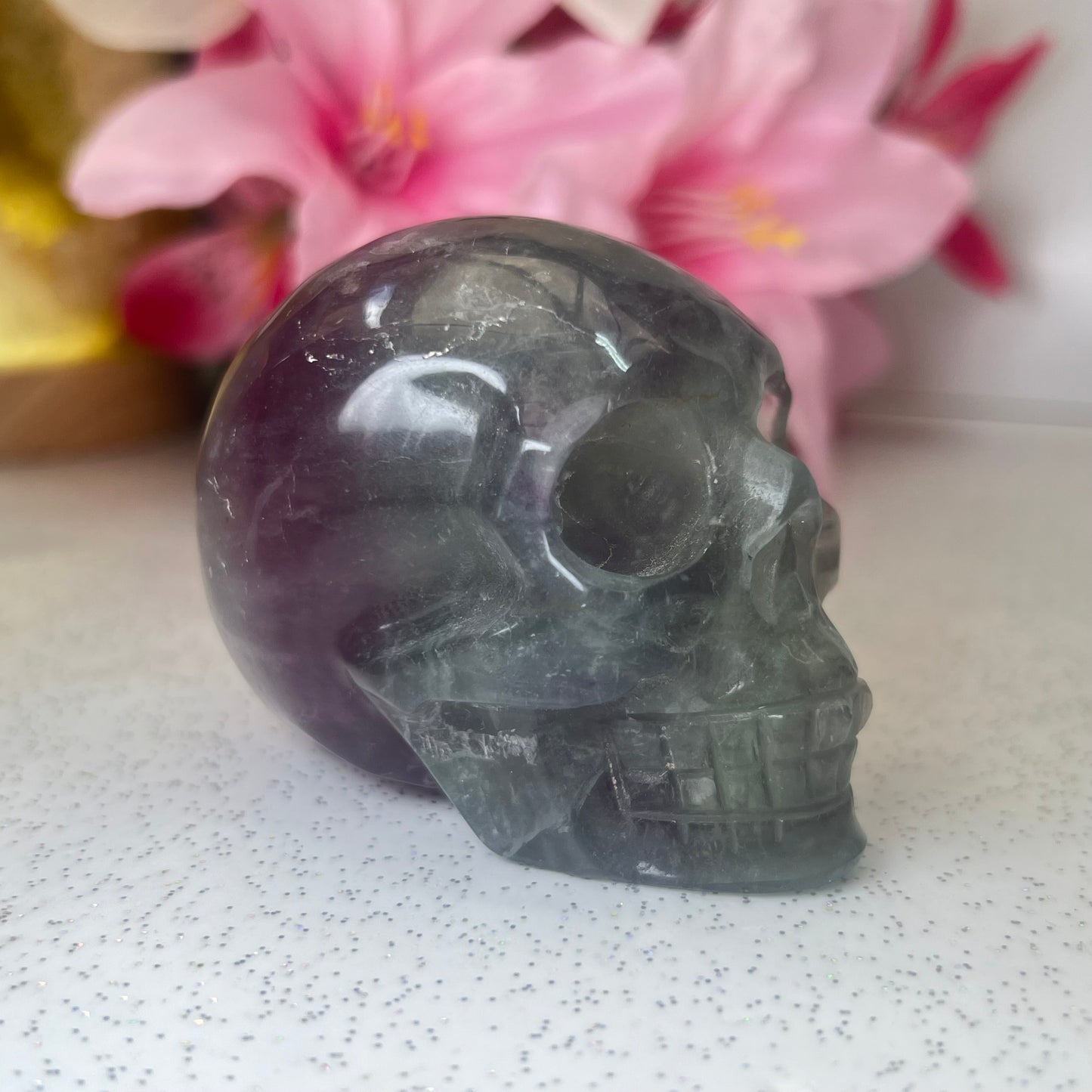 Fluorite Skull