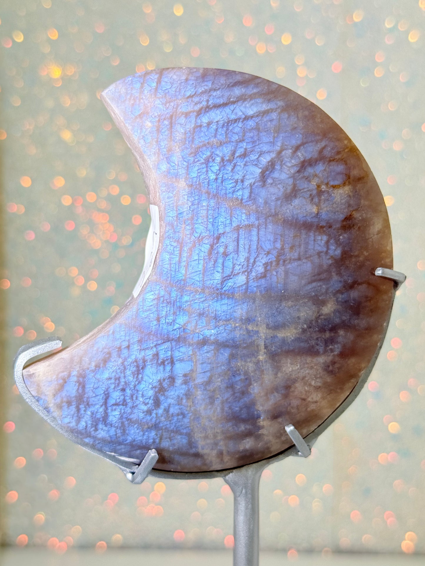 Moonstone Moon On Stand