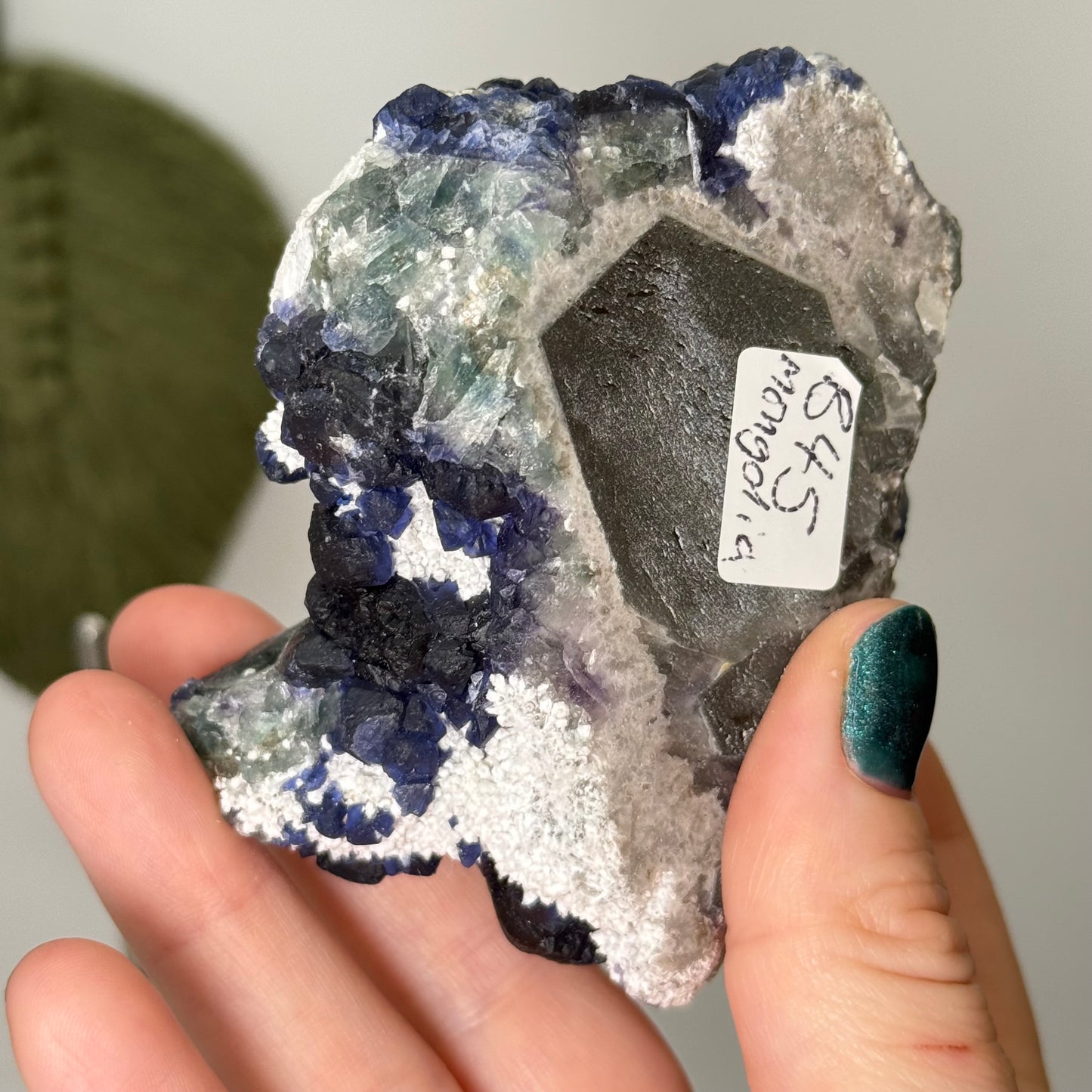 Blueberry Fluorite Specimen