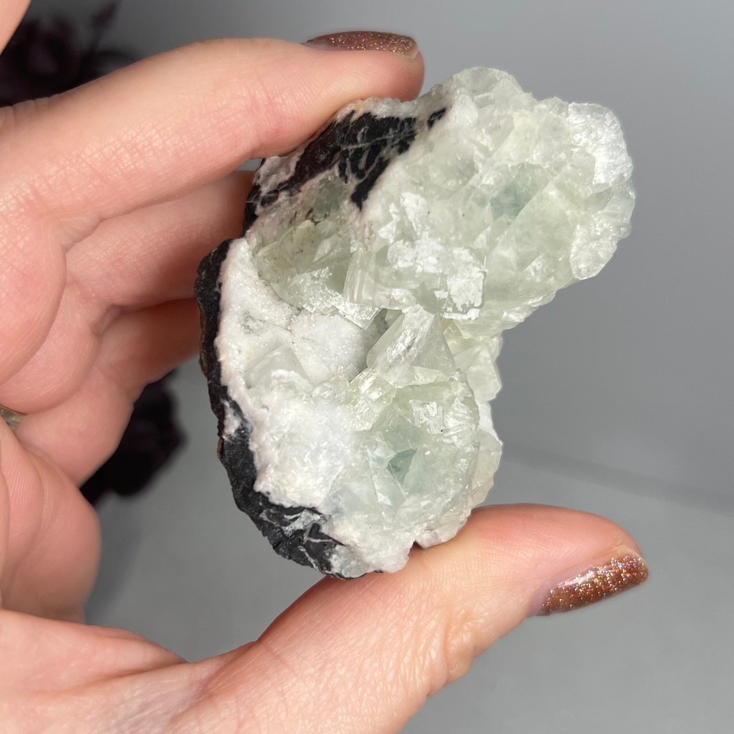 Fluorite on Sphalerite Specimen