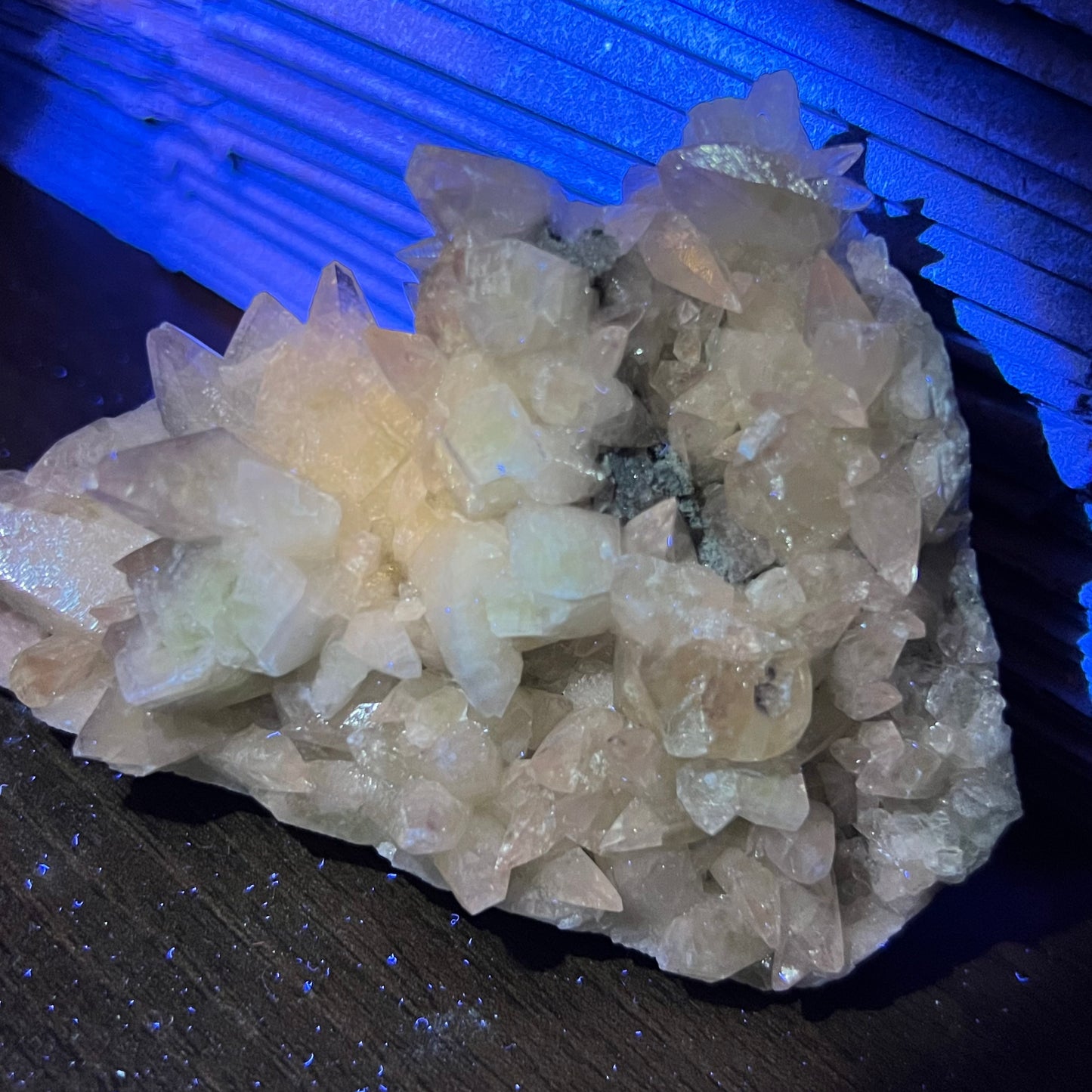 Diamond Calcite Cluster