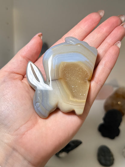 Druzy Agate Rabbit