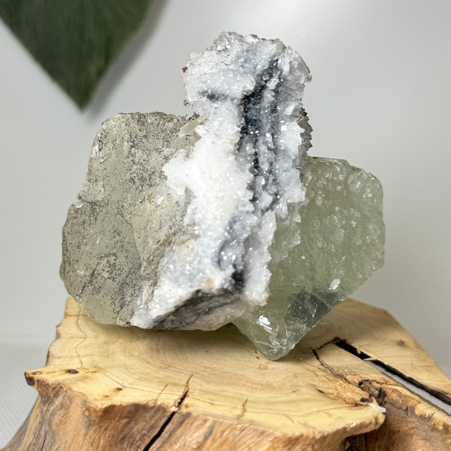 Raw Fluorite With Chalcedony