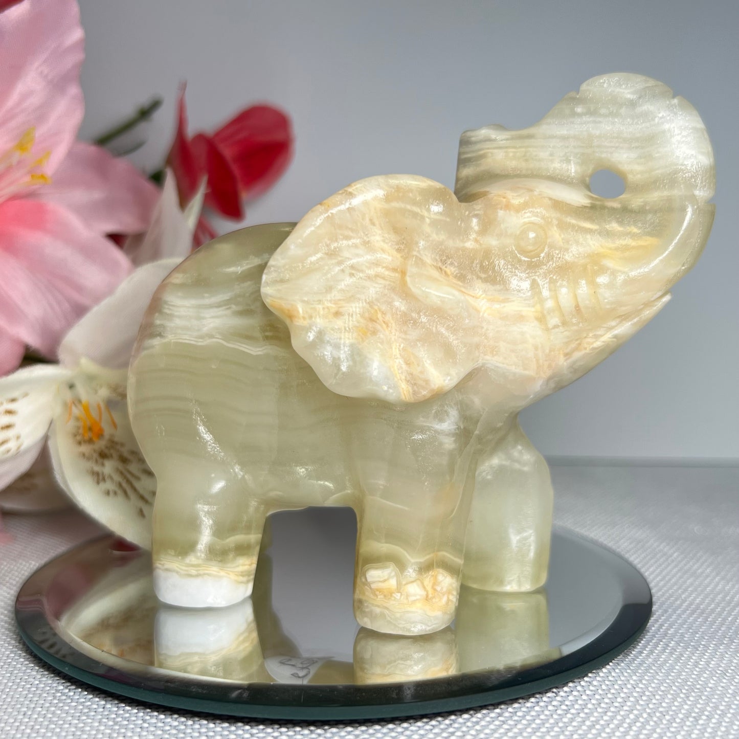 Afghan Jade Large Elephant