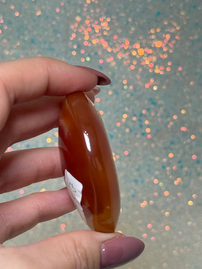 Druzy Carnelian Palm