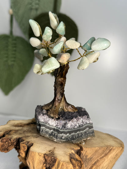 Amethyst Base Tree (Amazonite)