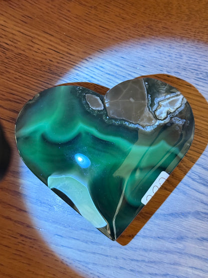 Volcano Agate Heart