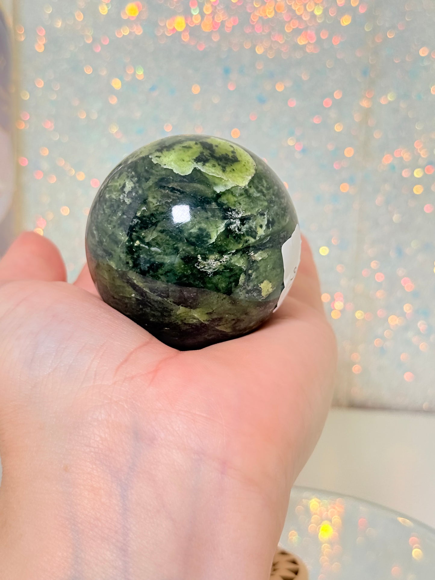 Nephrite Jade Sphere