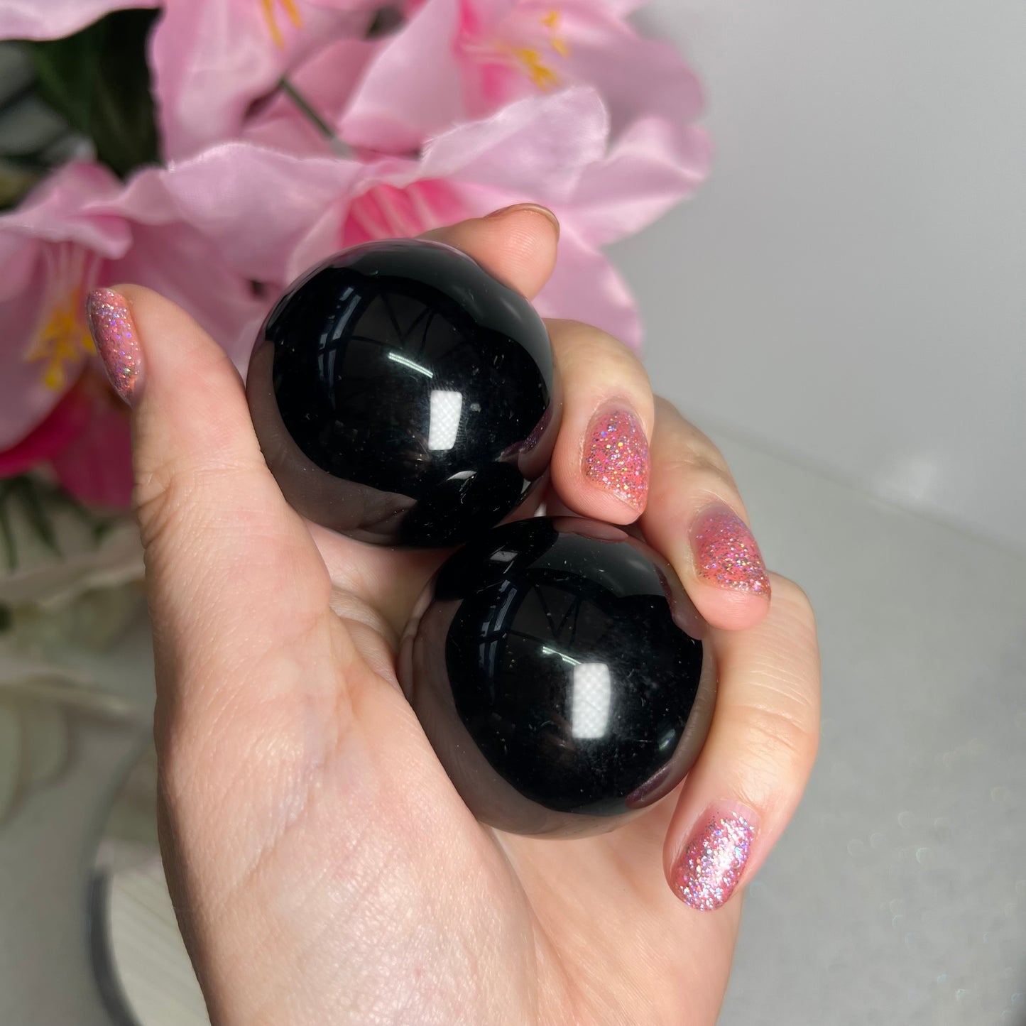 Black Obsidian Sphere