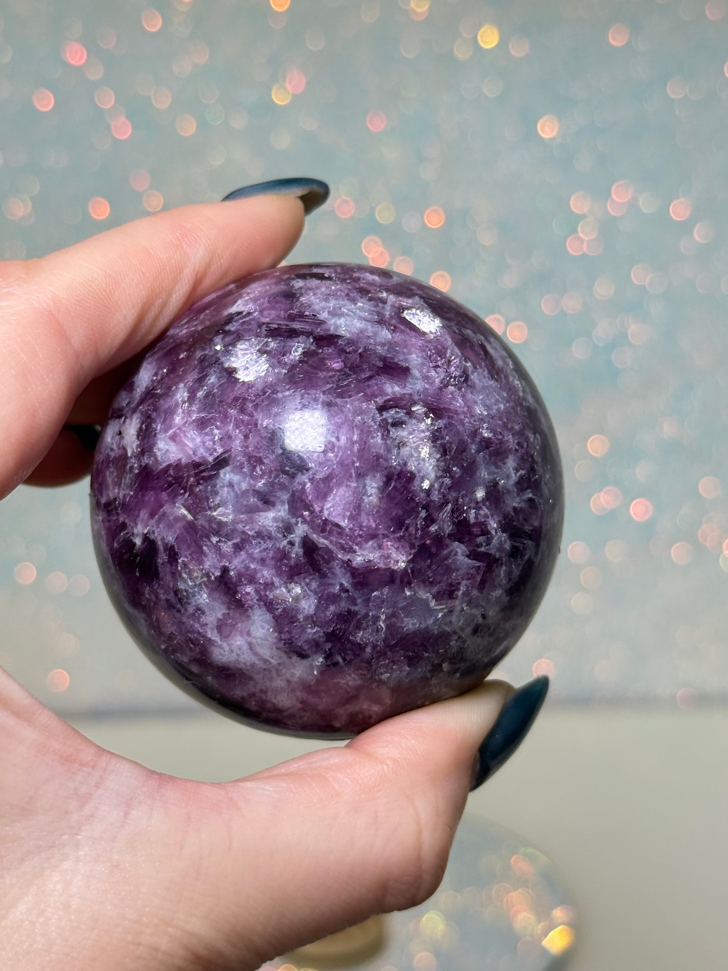 Lepidolite Sphere