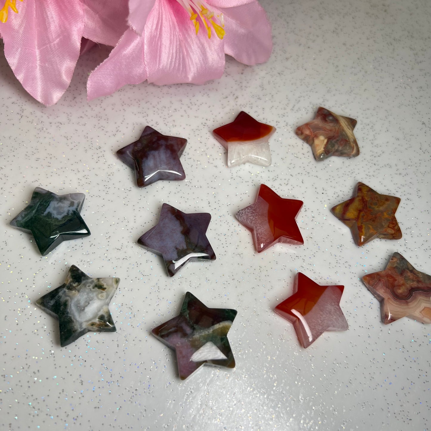 3cm Crystal Stars