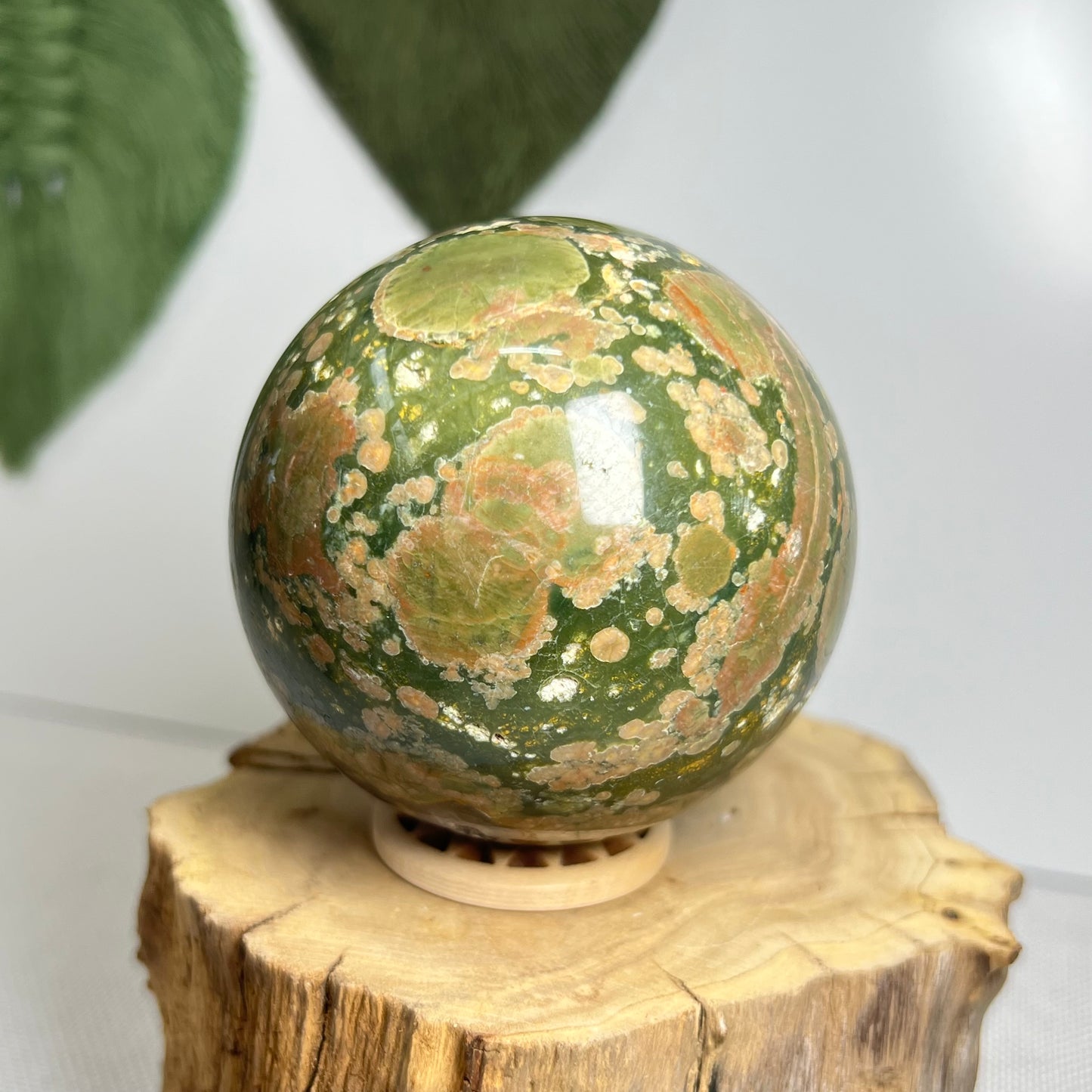 Rainforest Jasper Sphere