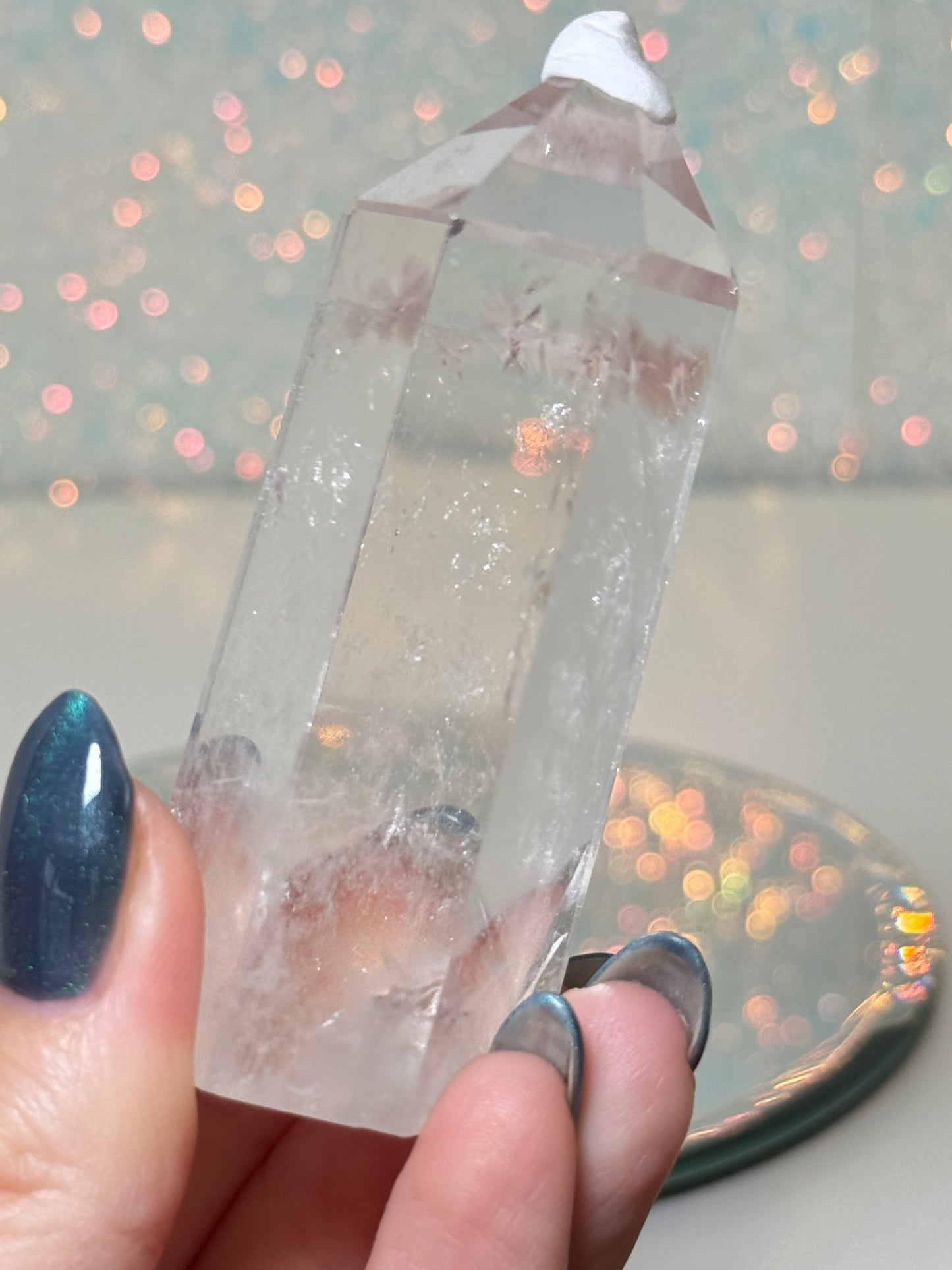 Blue Needle Quartz Point