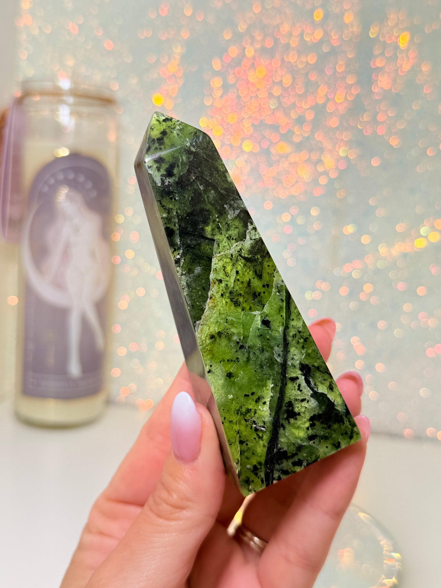 Nephrite Jade Tower