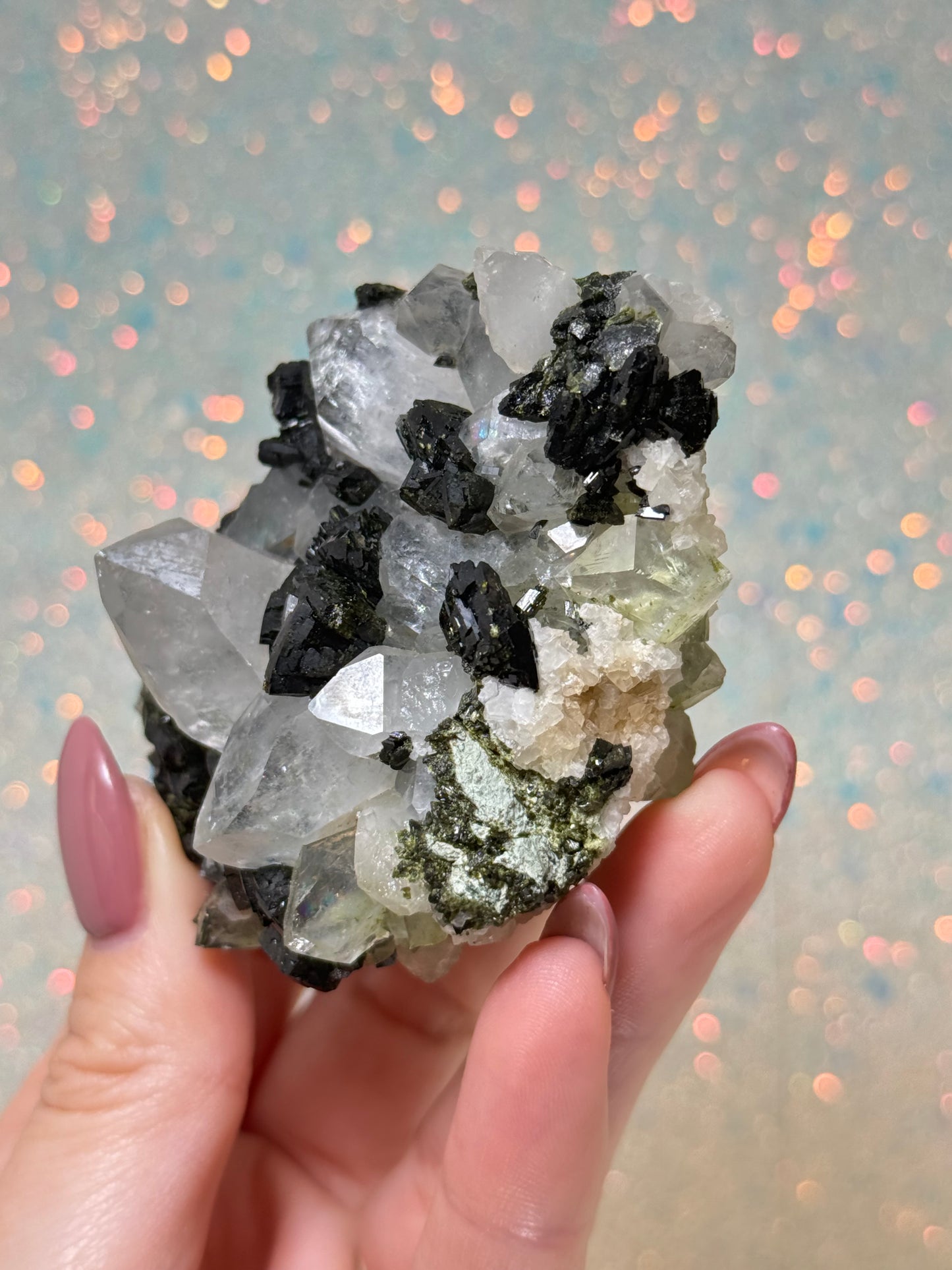 Epidote & Quartz Raw