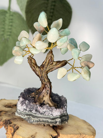 Amethyst Base Tree (Amazonite)