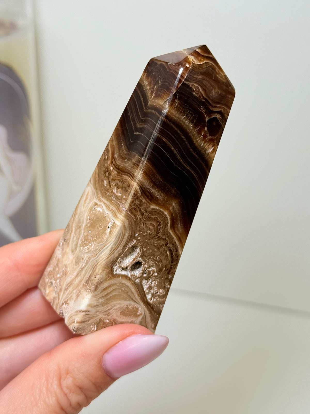 Chocolate Calcite Tower