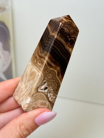 Chocolate Calcite Tower