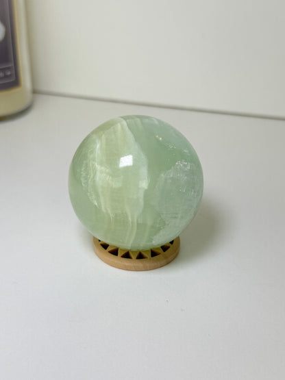 Pistachio Calcite Sphere