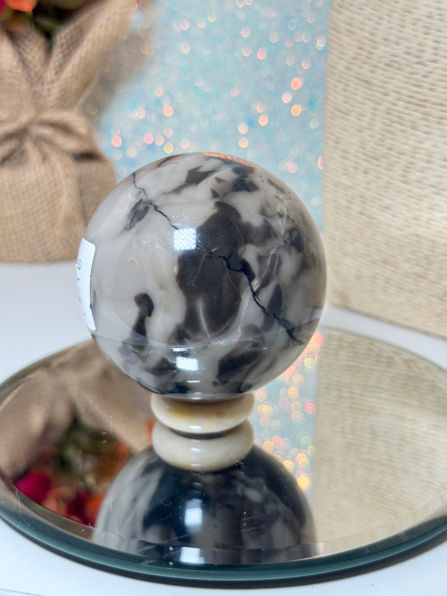 Volcano Agate Sphere