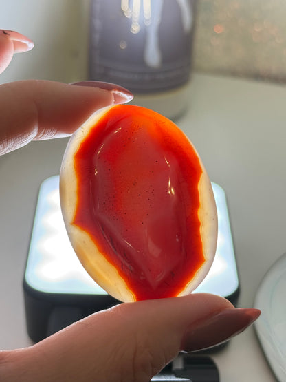 Druzy Carnelian Palm