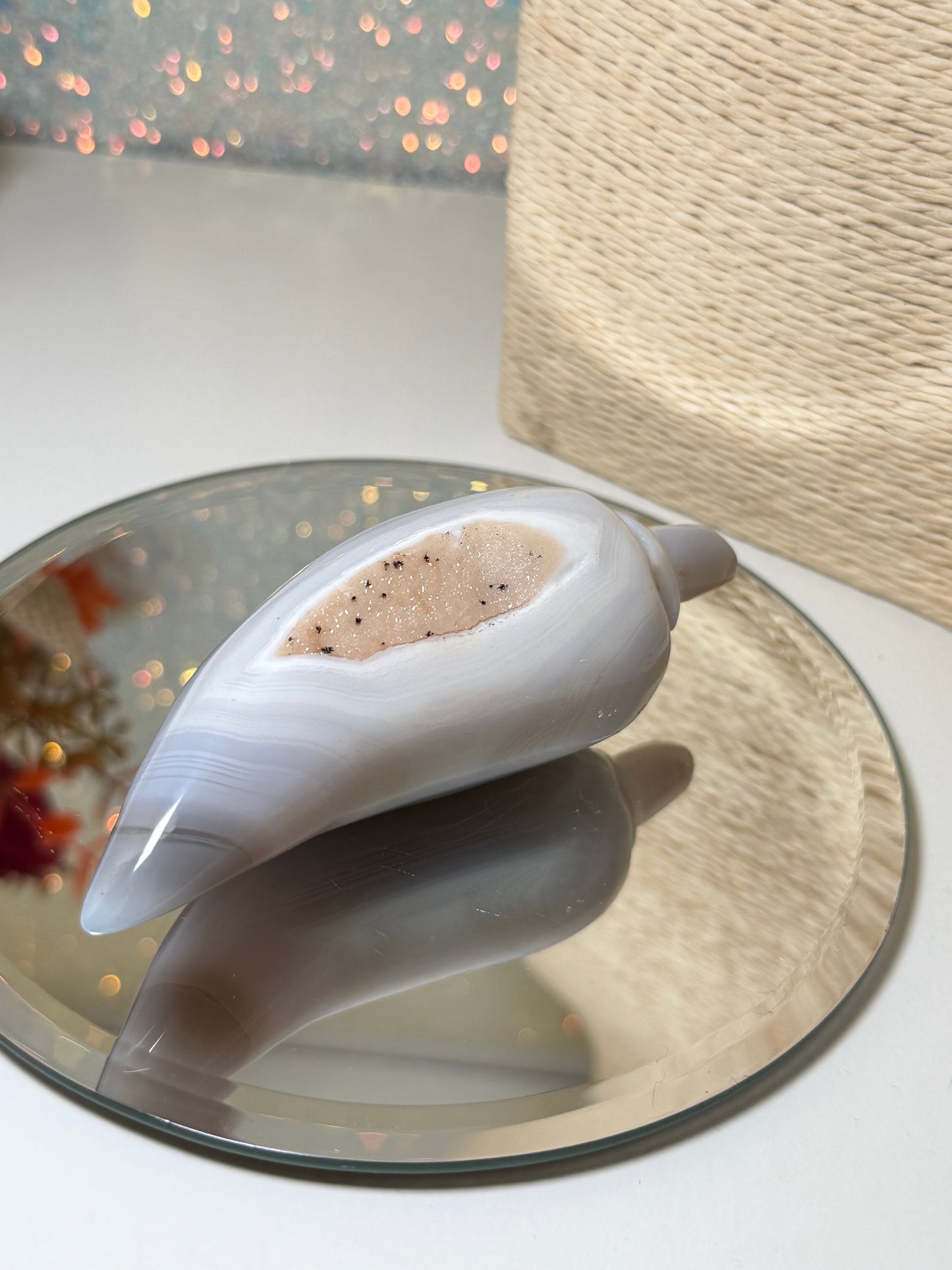 Druzy Agate Chilli Pepper