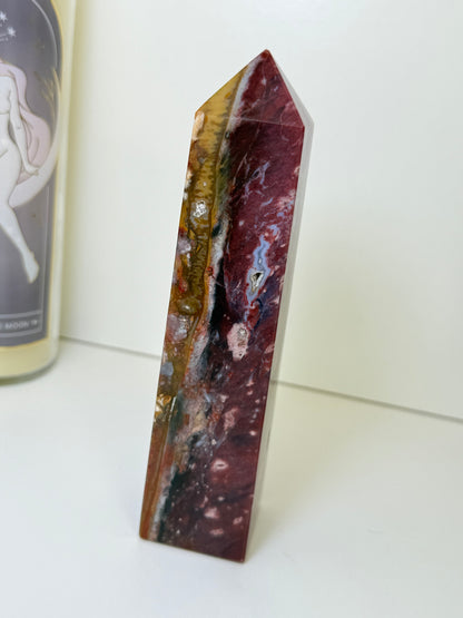 Purple Chalcedony & Jasper Tower (Indonesia)