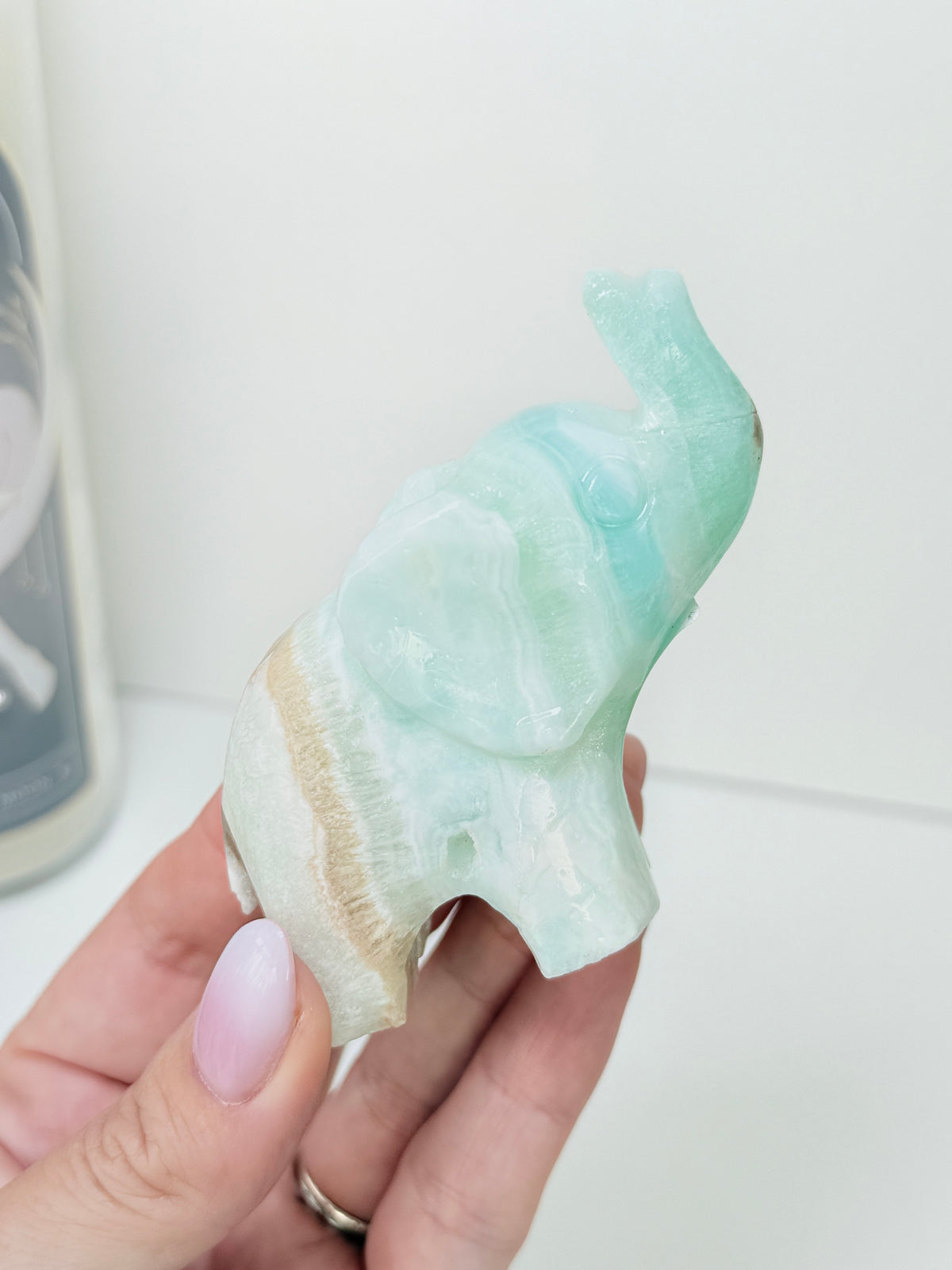 Caribbean Calcite Elephant