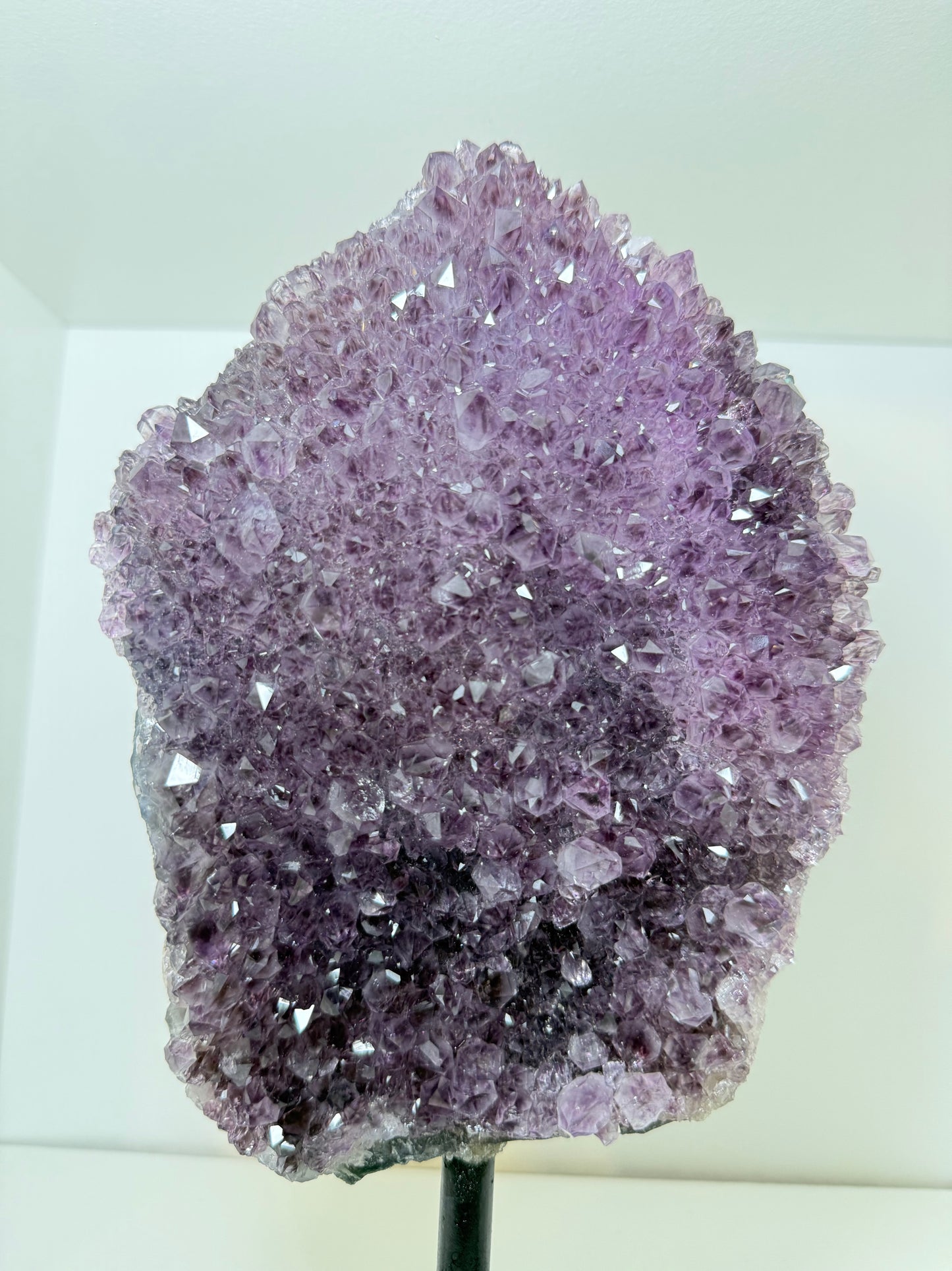 Large Amethyst Cluster On Stand