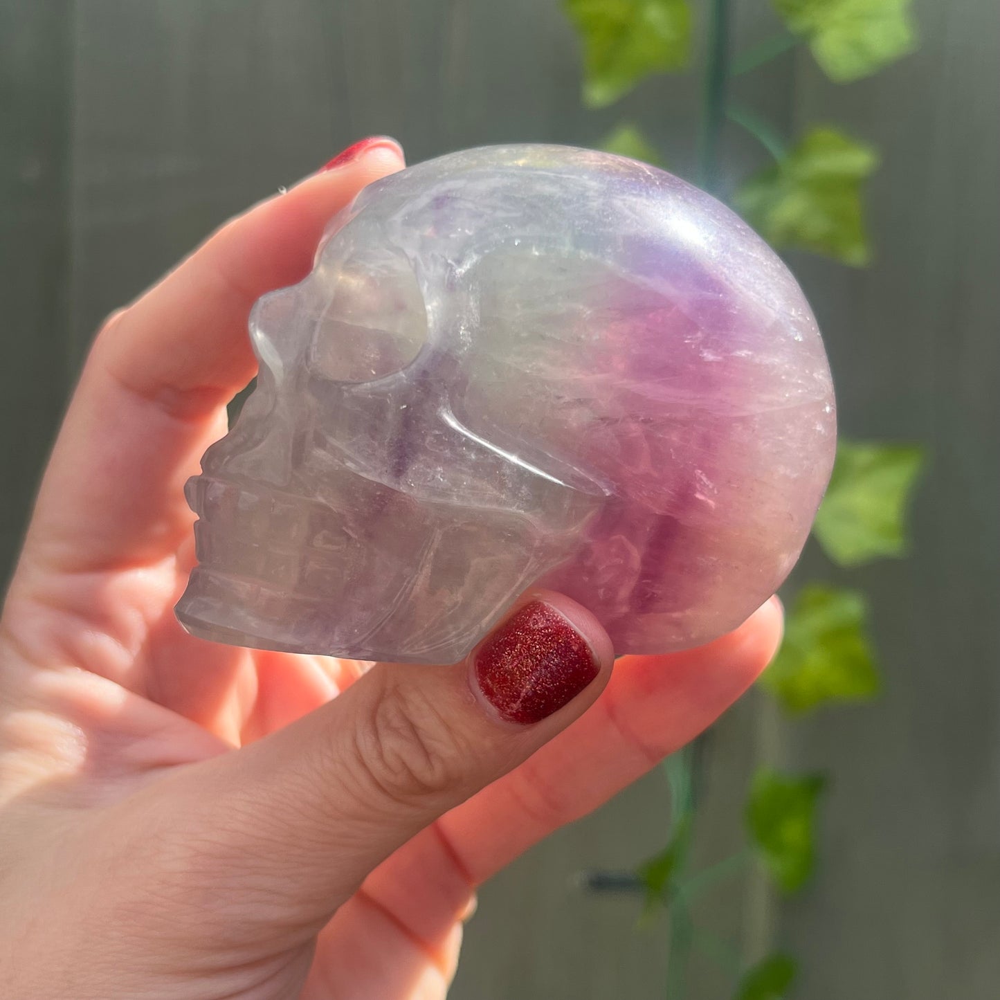 Fluorite Skull