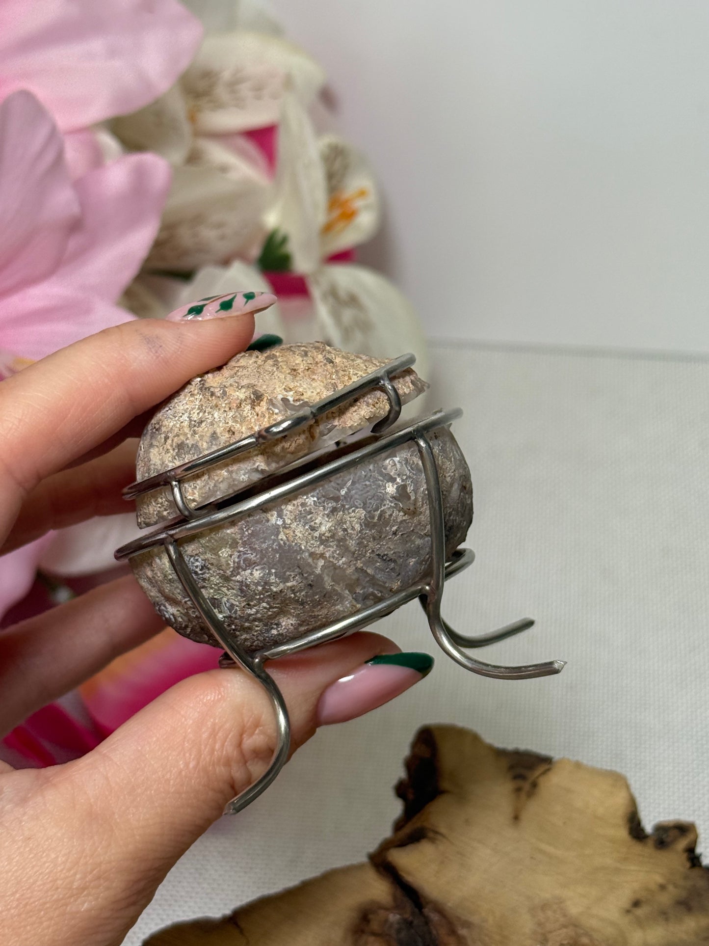 Agate Geode Ring Box