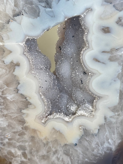 Large Druzy Agate Tower