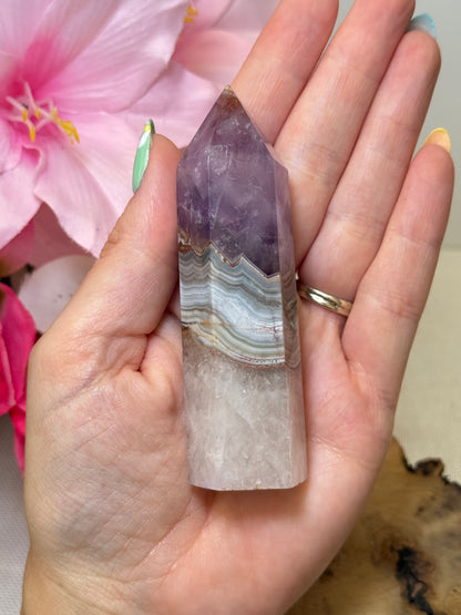 Amethyst x Mexican Agate Point